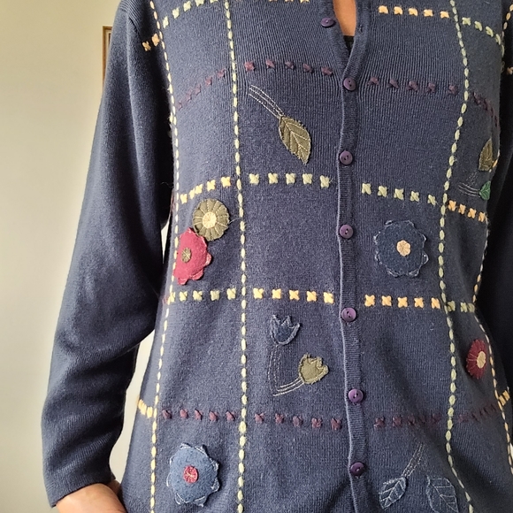 Vintage fall cardigan - Picture 2 of 7